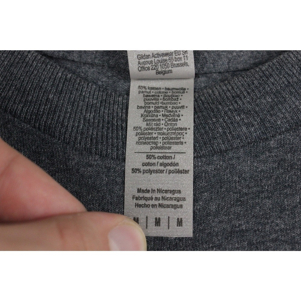 Super Bowl LVII Shirt Mens Medium Gray Long Sleeve Eagles Chiefs Dirty Drummer - Picture 6 of 9